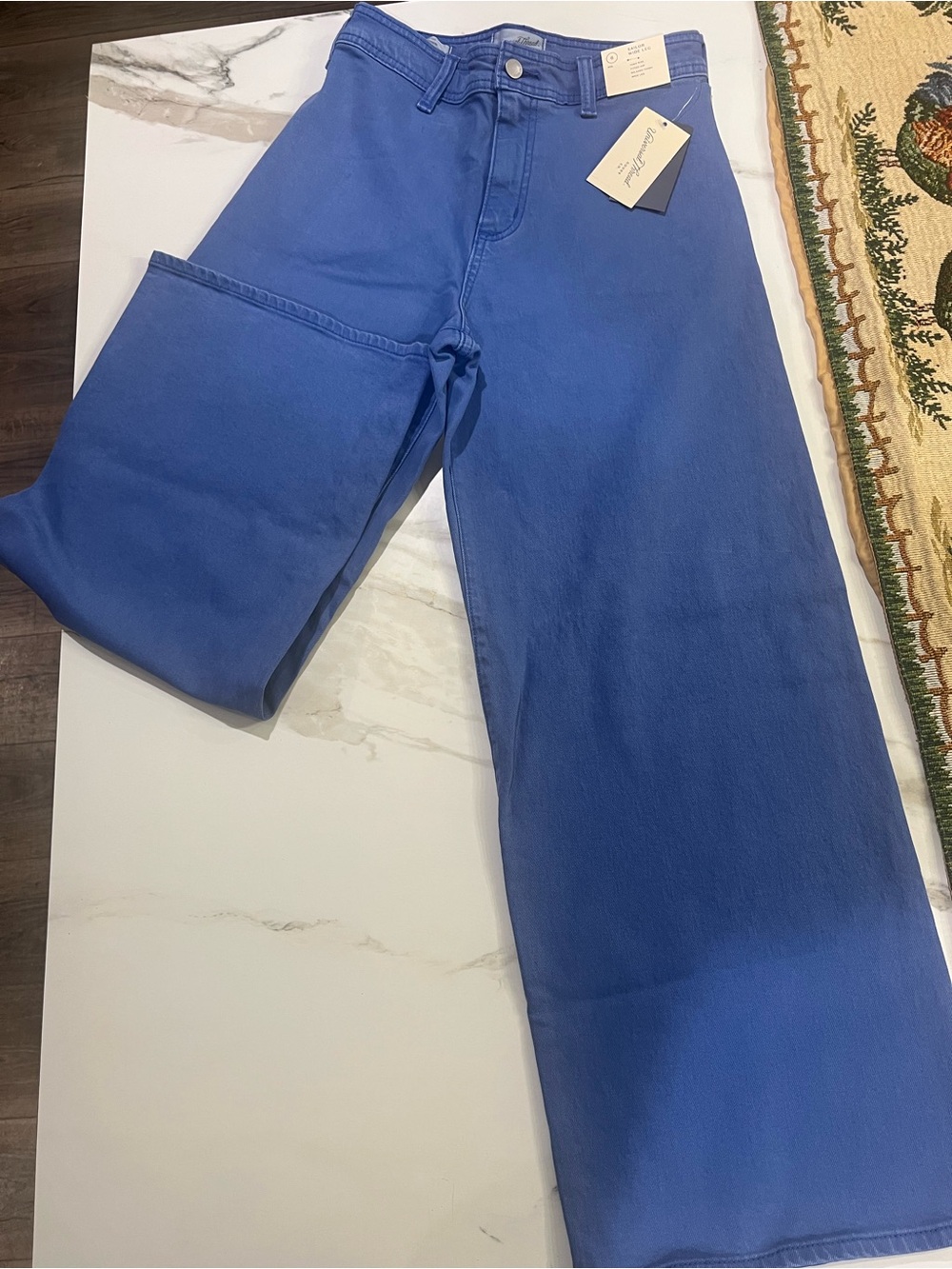 Universal Thread Wide-Leg High-Rise Jeans in Cobalt